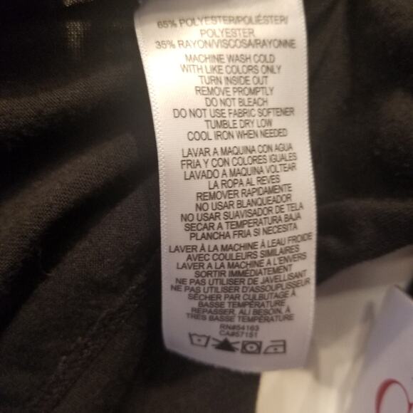 Calvin Klein NEW Performance Wick Pullover Long Sleeve Cowl Neck Sweatshirt Sz M - Picture 5 of 12